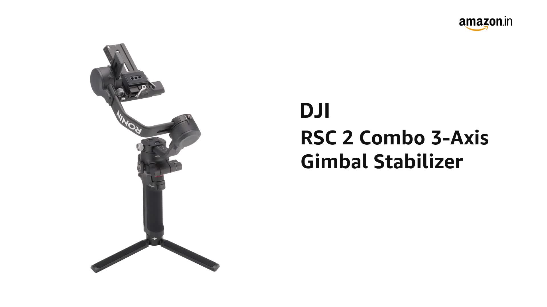 DJI RSC 2 Combo 3-Axis Gimbal Stabilizer for DSLR and Mirrorless
